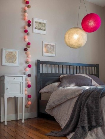 La guirlande lumineuse pour illuminer une chambre